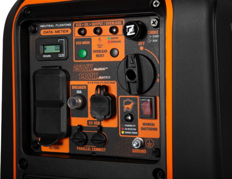 WEN 2500-Watt Inverter Generator, Quiet, Portable, and Lightweight with Fuel Shut Off and CO Watchdog (56250iX) - Image 3