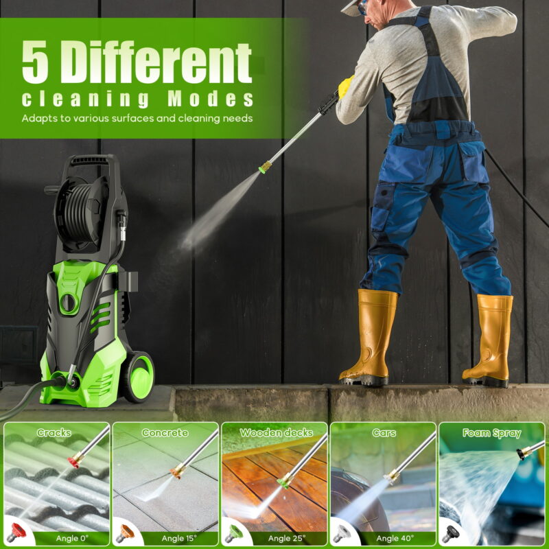 Fenbeli 3000 PSI Electric Pressure Washer, 2.0 GPM Power Washer for Cars, Homes, Driveways, and Decks - Image 4