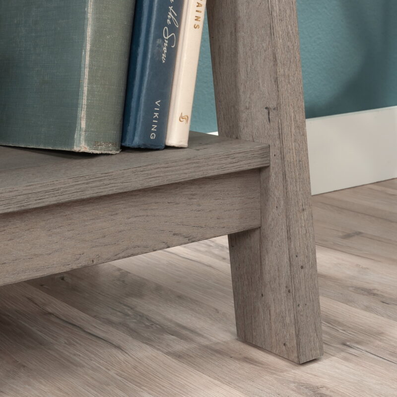 Sauder Trestle 5-Shelf Open Display Bookcase, Mystic Oak Finish - Image 7
