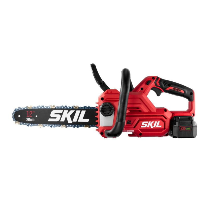 SKIL CS4562B-10  PWR CORE Brushless  40V 12-inch Chain Saw , Tool-Less Chain Tensioning, 4.0Ah Battery and Charger - Image 2