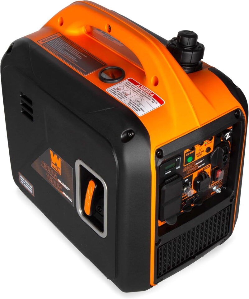 WEN 2500-Watt Inverter Generator, Quiet, Portable, and Lightweight with Fuel Shut Off and CO Watchdog (56250iX) - Image 5