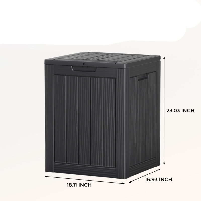 MAYEERTY Outdoor Storage Shed, Tool Storage Room for Outdoor, Removable Shelf - Image 3