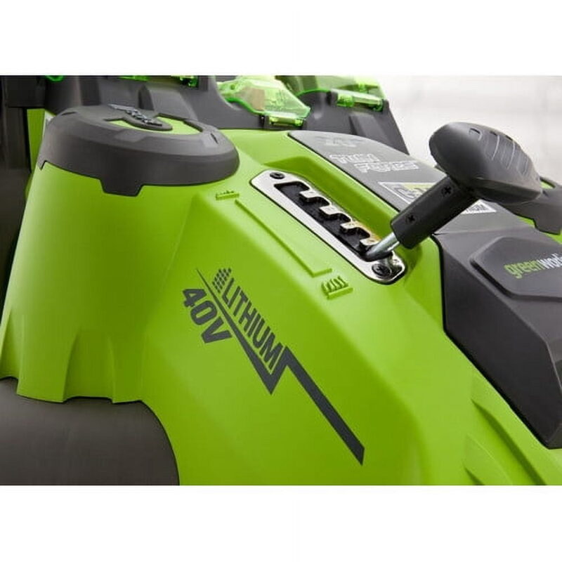 Greenworks 20-Inch 40V G-MAX Cordless Lithium-Ion 2-in-1 Twin Force Lawn Mower, Batteries Included 25302 - Image 2