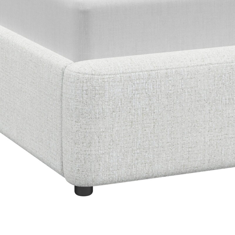 Better Homes & Gardens Juliet King Boucle Platform Bed, Ivory - Image 6