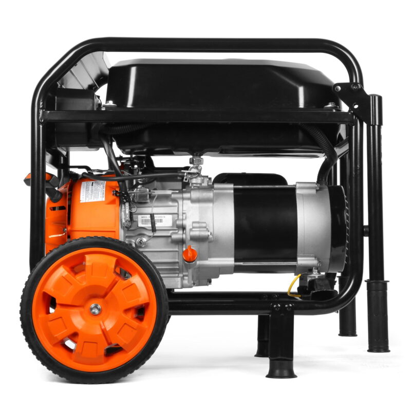 WEN 5,600-Watt Portable Generator with Wheel Kit, 224cc, Transfer-Switch, and RV-Ready (GN5600) - Image 7