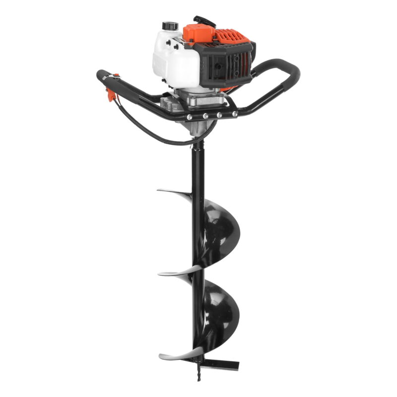 BENTISM Post Hole Digger 52cc Gas Powered Earth Digger 2 Auger Drill Bit 6" & 10" - Image 5
