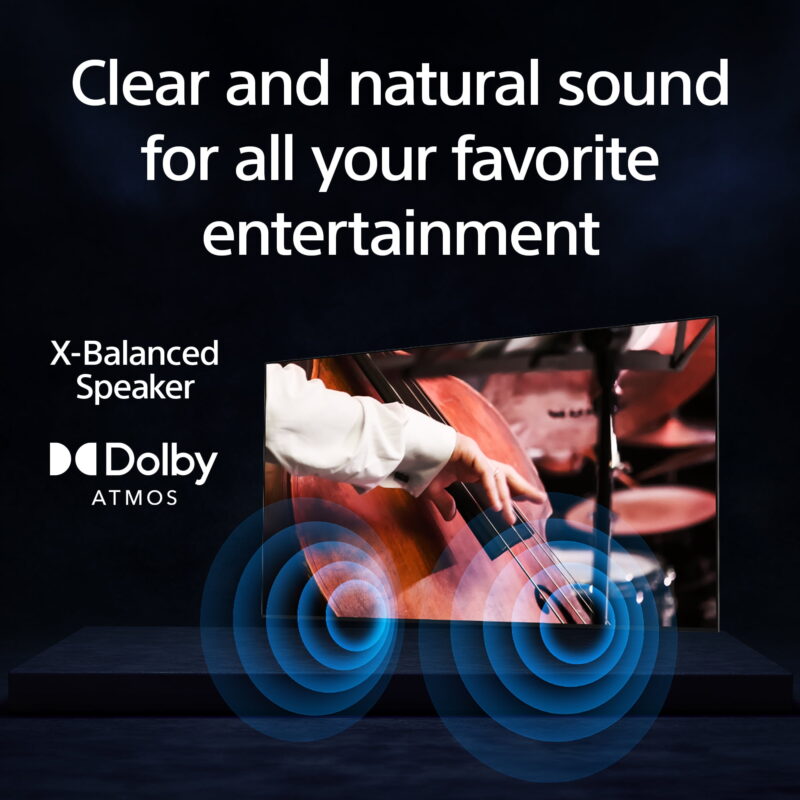 Sony 50” Class BRAVIA 3 LED 4K HDR Smart Google TV K-50S30, 2024 Model - Image 5
