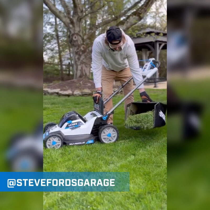 HART 40V 20" Self-Propelled Dual Blade Mower - Image 3