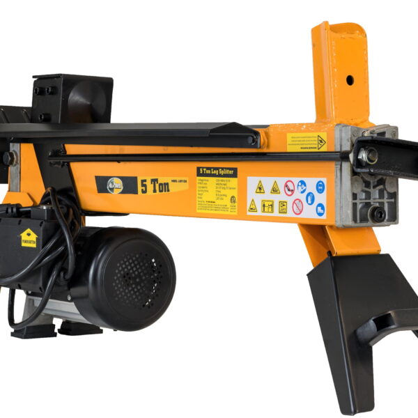 All Power America LS5T-52A, 5-Ton 1500 Watt Electric Log Splitter, Portable Wood Cutter