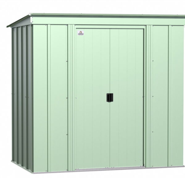 Arrow Classic Steel Storage Shed, 6x4, Sage Green