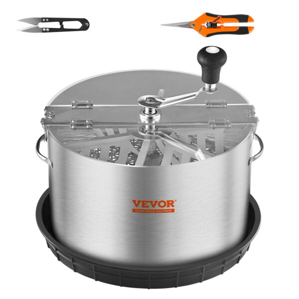 BENTISM Bud Leaf Trimmer 16 inch Stainless Steel Manual Bud Trimmer Machine