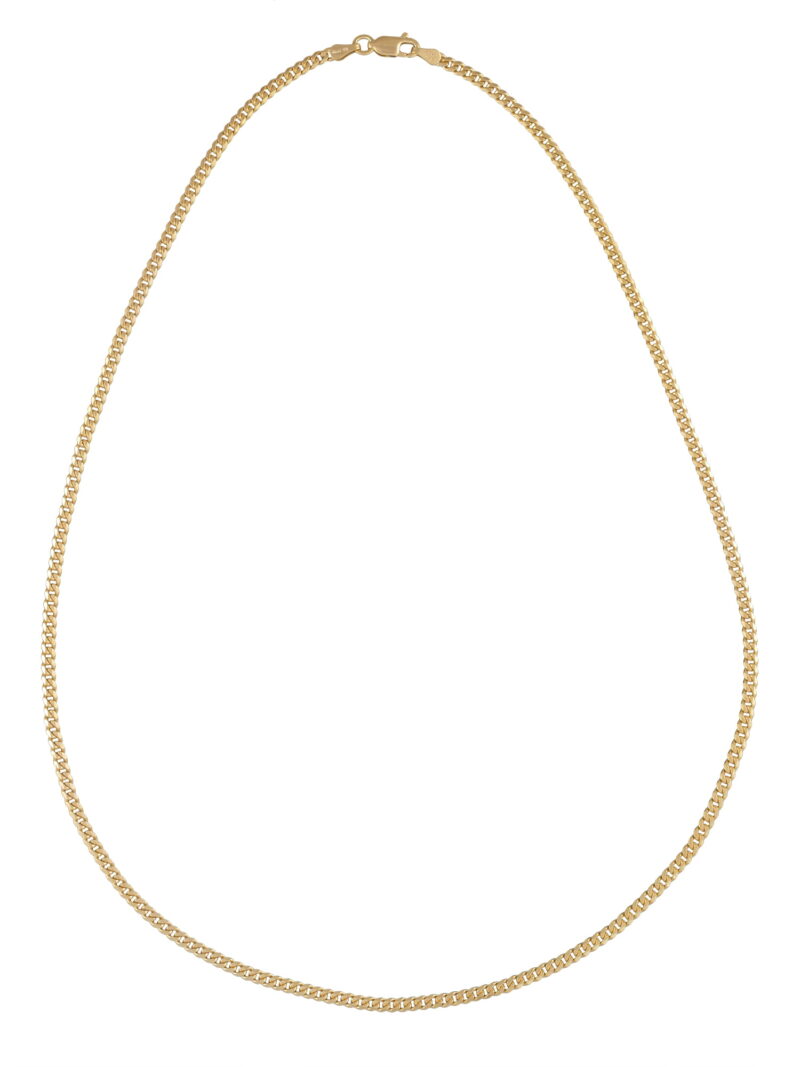 Brilliance Fine Jw Ss/18kgp Bfj Curb Ch 20``