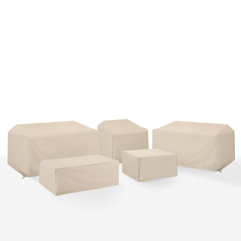 Crosley Furniture 5Pc Outdoor Sectional Furniture Cover Set