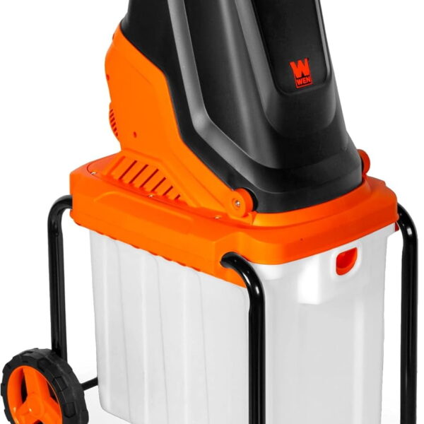 Electric Wood Chipper and Shredder, 15-Amp with 13-Gallon Enclosed Collection Bin (41130)
