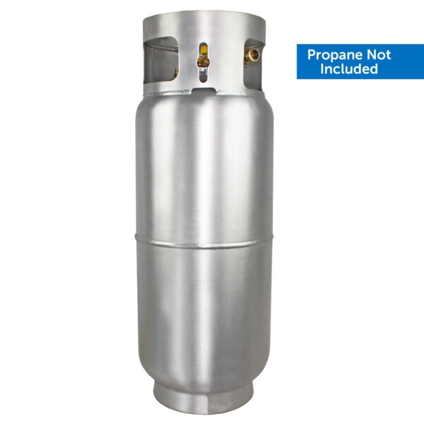 Flame King 43.5LB Aluminum Forklift Propane Tank with Gauge, Corrosion-Resistant, Rust-Free, Lightweight