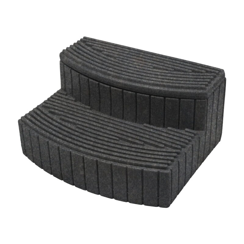 Good Ideas Stora Steps Lightweight Outdoor & Indoor Storage Step, Dark Granite