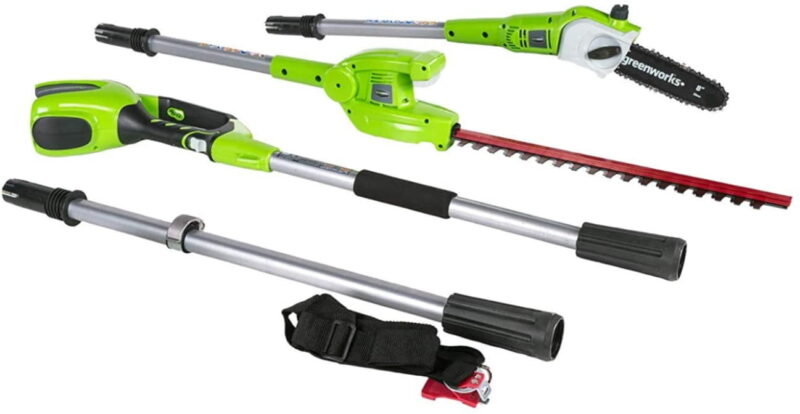 Greenworks 20” 40 V Battery-Powered Power Hedge Trimmer, 5/8-inch Cutting Capacity