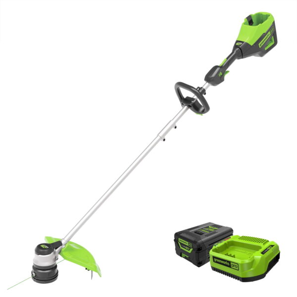 Greenworks 60V 16" Cordless Brushless String Trimmer/Edger with 2.5Ah Battery & Charger 2122802