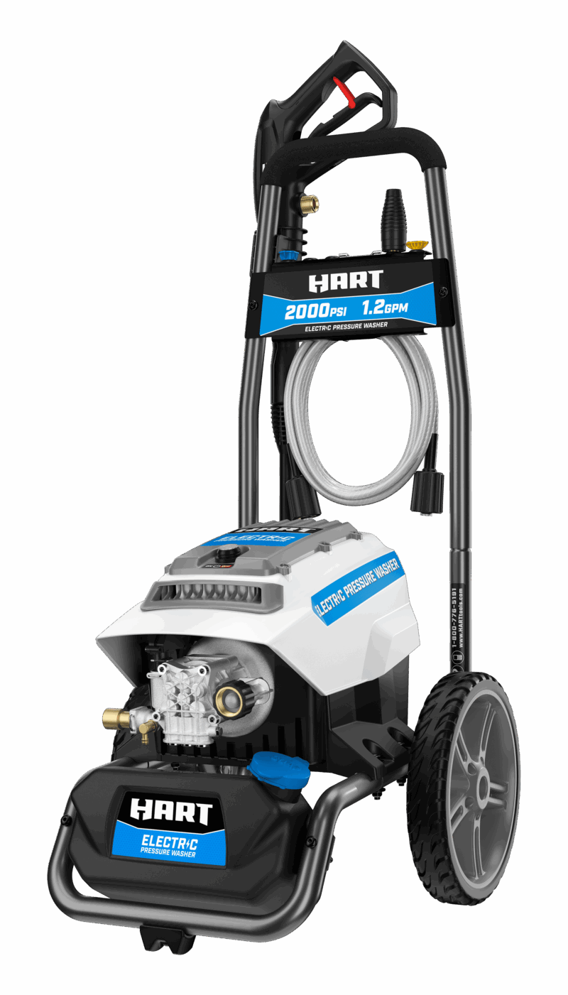 HART 2000PSI 1.2 GPM Electric Pressure Washer