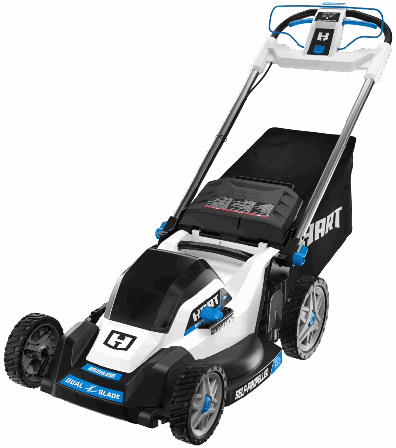 HART 40V 20" Self-Propelled Dual Blade Mower