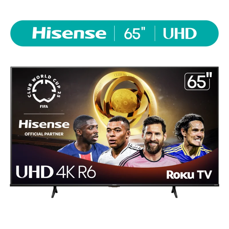 Hisense 65" Class 4K UHD LCD Roku Smart TV HDR R6 Series 65R6E4