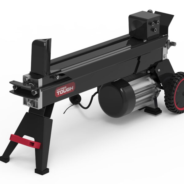 Hyper Tough 5 Ton Log Splitter, 15-Amp Induction Motor with Hydraulic Ram, Horizontal Use with Vertical Storage