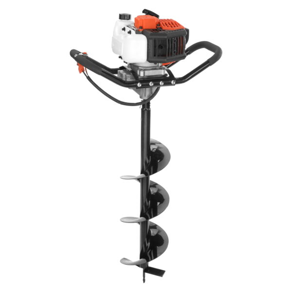 KFFKFF Post Hole Digger 43cc Gas Powered Earth Digger