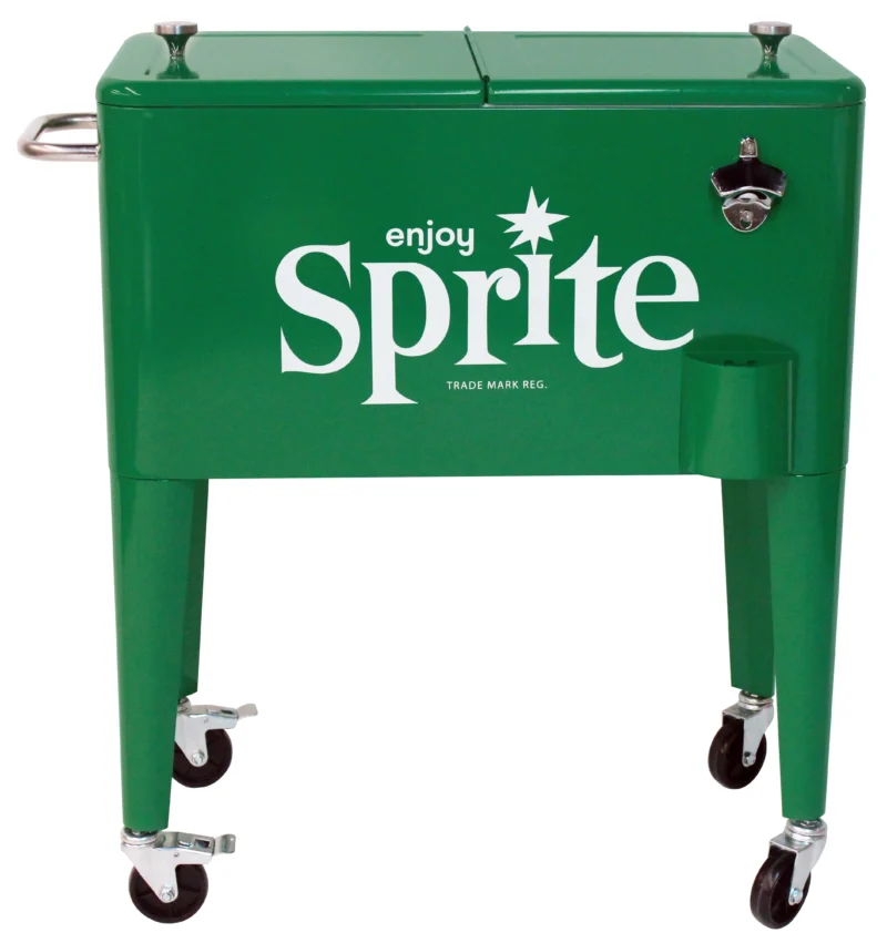 Leigh Country CP 98401 60 Qt. Sprite Green Metal Patio Cooler