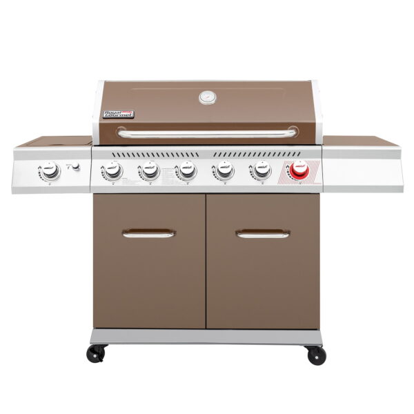 Royal Gourmet 6-Burner GA6402C BBQ Gas Grill with Sear Burner and Side Burner, 74,000 BTU