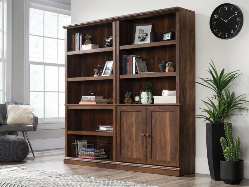 Sauder Select Bookcase, Grand Walnut Finish