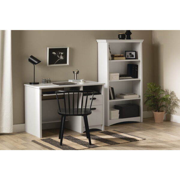South Shore Gascony, Traditional Bookcase, Standard White