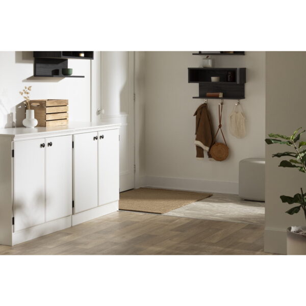 South Shore Morgan, Traditional Cabinet,  White