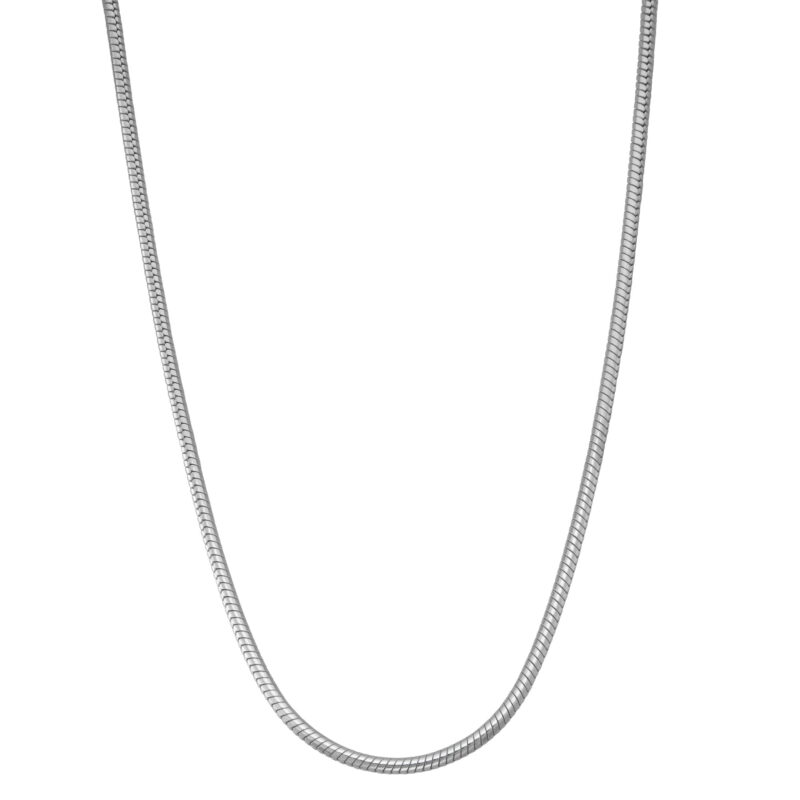 Sterling silver Men's 20" snake chain necklace