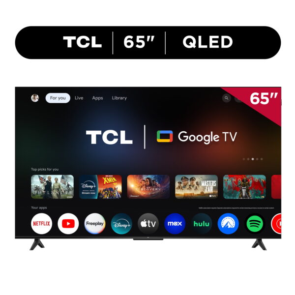 TCL 65" Q Series (NEW 2025) 4K UHD HDR QLED Smart TV with Google TV – Dolby Vision, Dolby Atmos, Motion Rate 120, HDR 10+, Auto Game Mode- 65Q51K