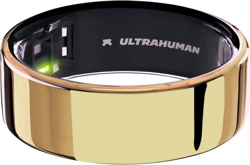 Ultrahuman Ring AIR Size 9 - World’s Lightest Sleep-Tracking Wearable - Bionic Gold HSA/FSA Eligible
