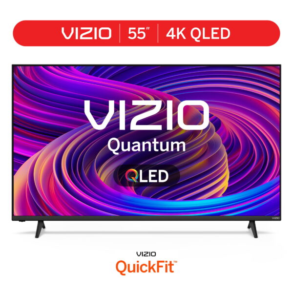 VIZIO 55" Class Quantum 4K QLED HDR Smart TV (NEW) M55Q6-L4