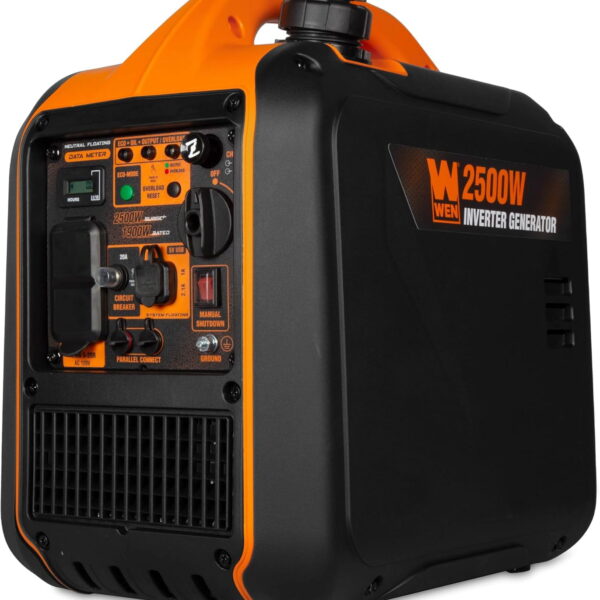 WEN 2500-Watt Inverter Generator, Quiet, Portable, and Lightweight with Fuel Shut Off (56250i)