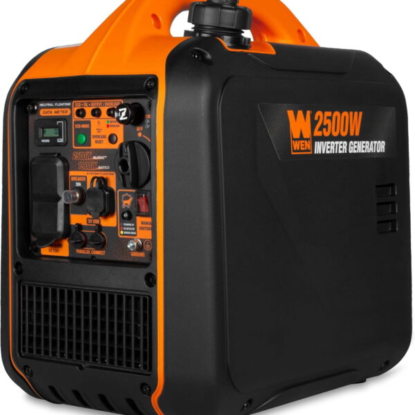 WEN 2500-Watt Inverter Generator, Quiet, Portable, and Lightweight with Fuel Shut Off and CO Watchdog (56250iX)