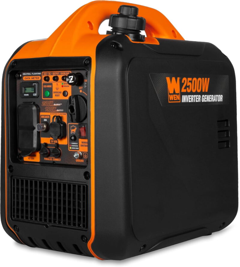 WEN 2500-Watt Inverter Generator, Quiet, Portable, and Lightweight with Fuel Shut Off and CO Watchdog (56250iX)