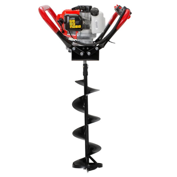 XtremepowerUS Gas Ice Auger 81093 - 55cc 2-Stroke Powerhead, 10 in Bit - 1 Piece Set
