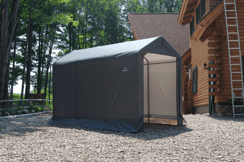 ShelterLogic Shed-In-A-Box Canopy Storage Shed - 6W x 10D x 6.5H ft. - Image 2