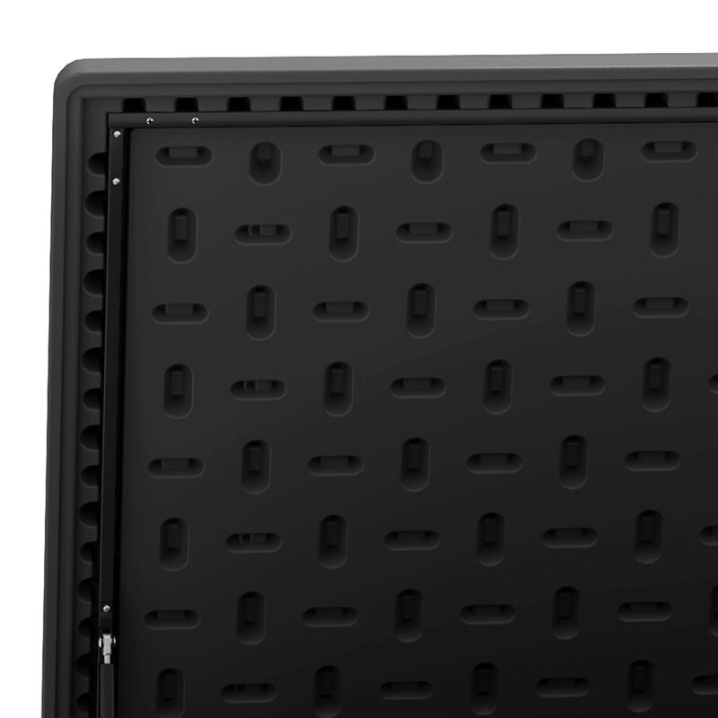 Uforic 260 Gallon Extra Large Outdoor Deck Box, Double-Wall Resin Storage Box with Flexible Divider, Lockable,‎ Weatherproof, Black - Image 5