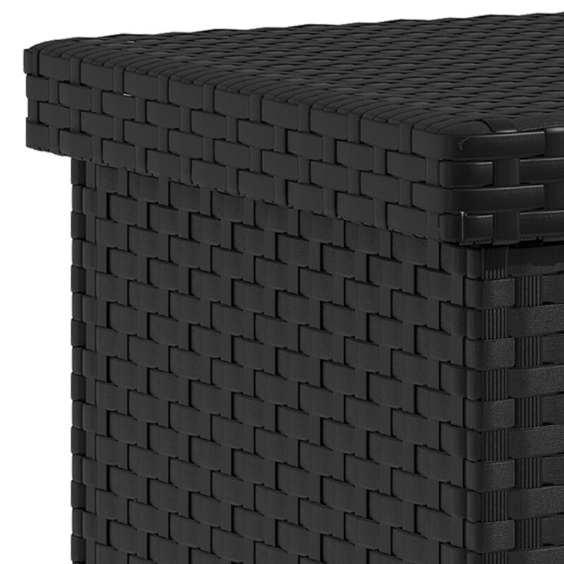 Uforic 230 Gallon Large Wicker Patio Deck Boxes,Waterproof Outdoor Toy Storage Boxes - Black - Image 3
