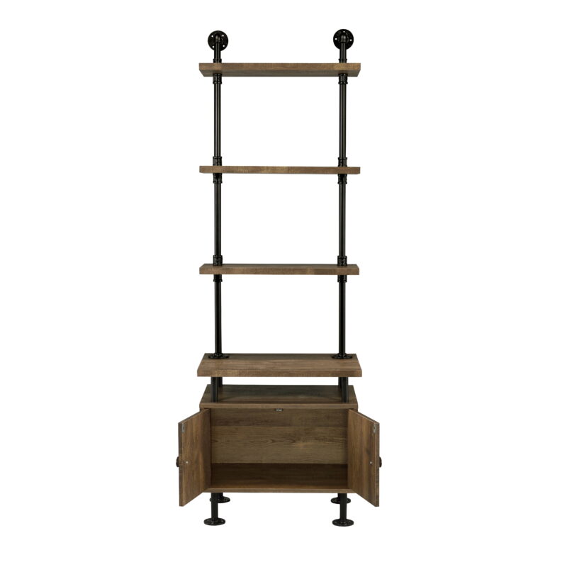Acme Furniture ACME Ensata II Side Pier, Rustic Oak & Black Finish - Image 4