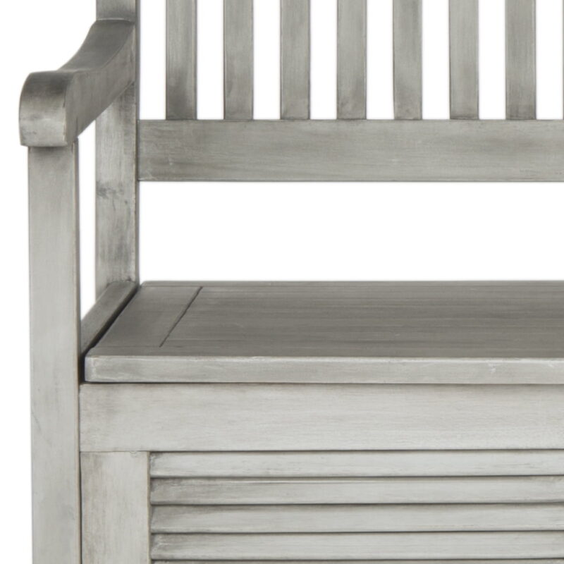 Safavieh Brisbane Indoor/Outdoor Modern Storage Bench - Image 7