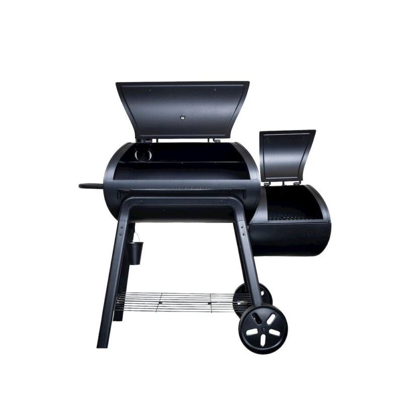 Outdoor Leisure Products Heavy Duty Offset Charcoal Smoker Grill - Image 3