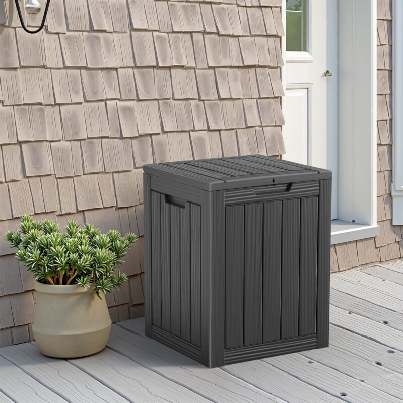 MAYEERTY Outdoor Storage Shed, Tool Storage Room for Outdoor, Removable Shelf - Image 6