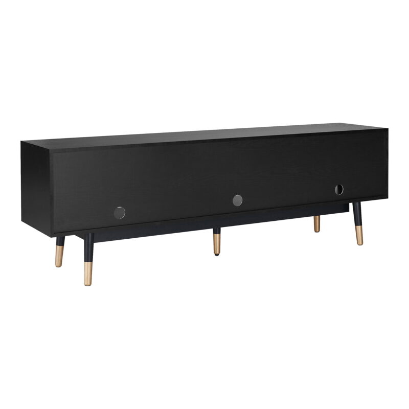Furniture of America Zuna 3-Drawer TV Stand for TVs up to 70", Black - Image 3