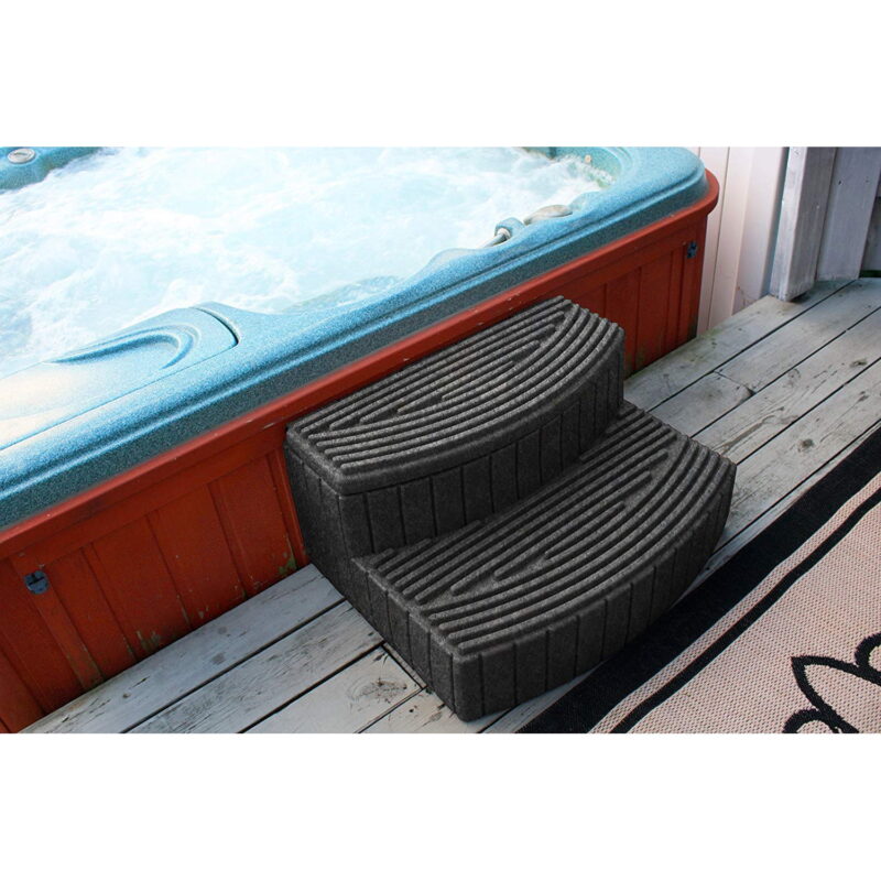 Good Ideas Stora Steps Lightweight Outdoor & Indoor Storage Step, Dark Granite - Image 3