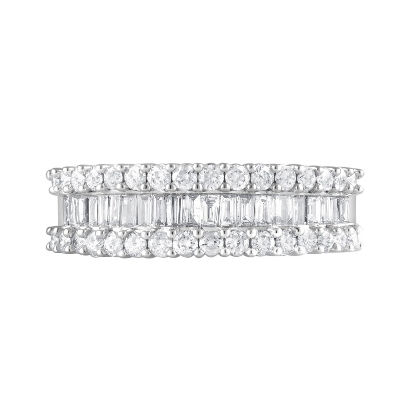 Unique Moments 1.00 Ct Lab Grown Diamond Ring in 925 Silver for Women (HI-SI/I1) for Women - Image 2